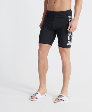 Superdry Swimsport Jammer Férfi Fürdőruha Fekete | CDFSZ9061